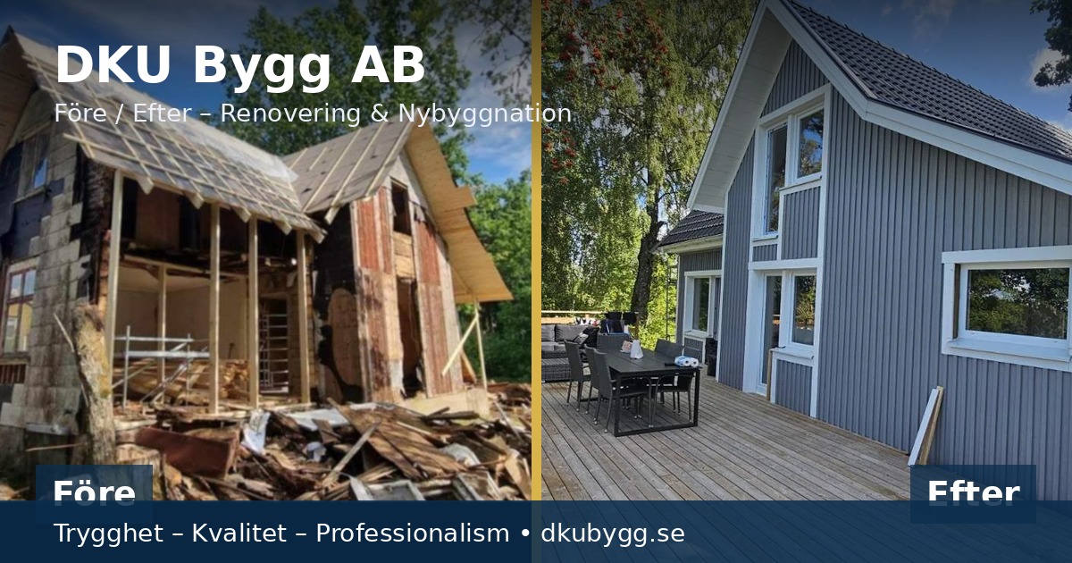 Nybyggnation och renovering